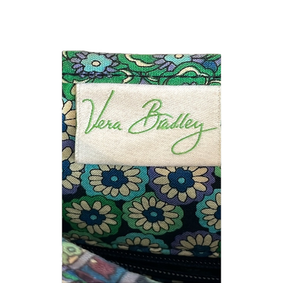 Vera Bradley Blue Rhapsody Saddle Quilted Shoulder Crossbody Bag - Picture 4 of 6